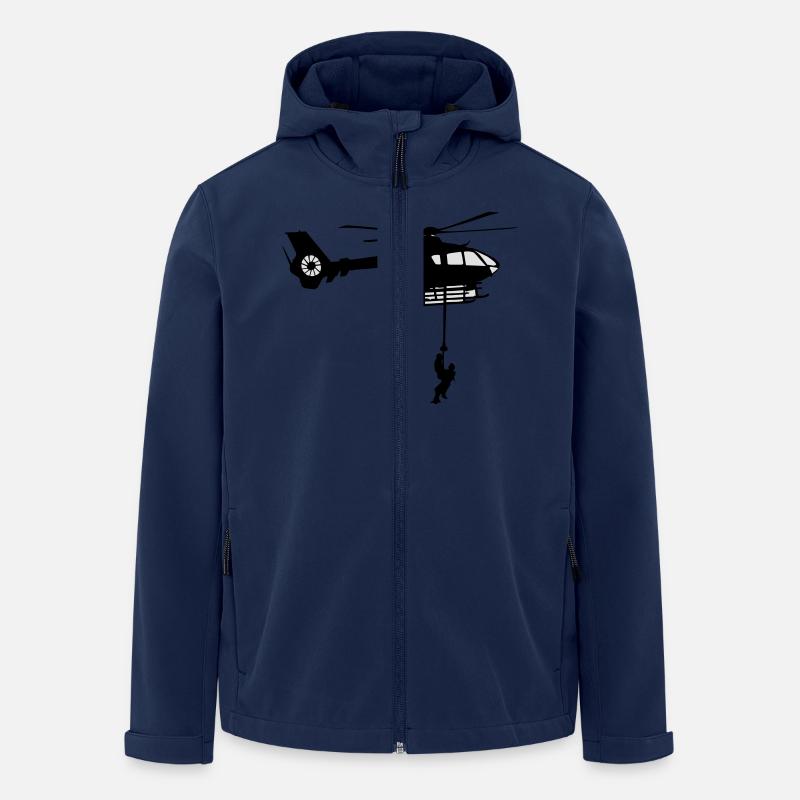 taubergung ec135 - Recycelte Männer Softshell-Jacke von Stanley/Stella - Navy