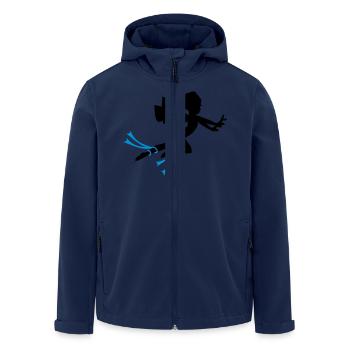 Fairy Greek myths - Men’s Recycled Softshell Jacket by Stanley/Stella - navy - Front - AI Model Male 185 light (185cm)