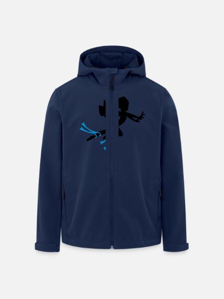 Fée mythes grecs - Veste softshell homme en polyester recyclé Stanley/Stella - marine