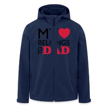 MHBT DAD - Recycelte Männer Softshell-Jacke von Stanley/Stella - Navy - Vorne - AI Model Male 185 light (185cm)