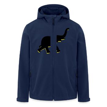 A big elephant with trunk - Men’s Recycled Softshell Jacket by Stanley/Stella - navy - Front - AI Model Male 185 light (185cm)