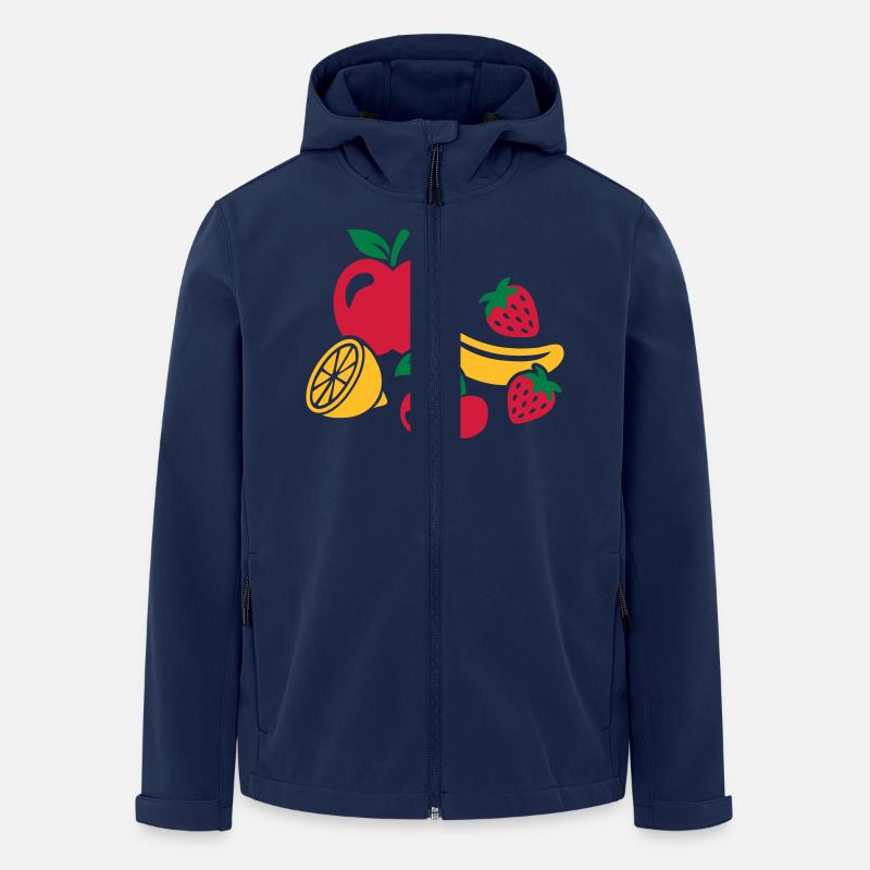 Fruit - Men’s Recycled Softshell Jacket by Stanley/Stella - navy