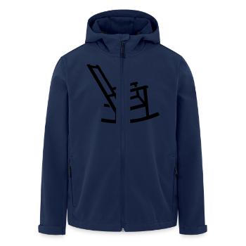 Fauteuil à bascule - Veste softshell homme en polyester recyclé Stanley/Stella - marine - Devant - AI Model Male 185 light (185cm)