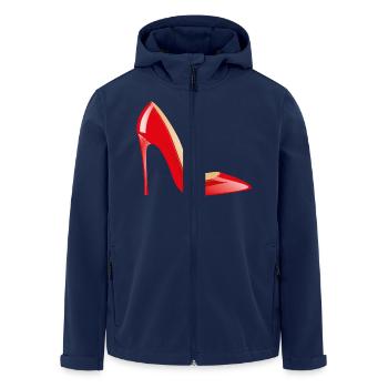 Smiley High Heels - Recycelte Männer Softshell-Jacke von Stanley/Stella - Navy - Vorne - AI Model Male 185 light (185cm)