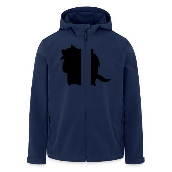 sweet_unicorn_002 - Veste softshell homme en polyester recyclé Stanley/Stella - marine - Devant - AI Model Male 185 light (185cm)