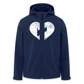 Westie - Veste softshell homme en polyester recyclé Stanley/Stella - marine - Devant - AI Model Male 185 light (185cm)
