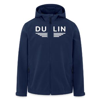 Dublin T-shirt for Ireland fans - Men’s Recycled Softshell Jacket by Stanley/Stella - navy - Front - AI Model Male 185 light (185cm)