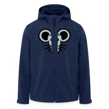 Mouse Mouse Cute Little Rat Rodent Friendly - Men’s Recycled Softshell Jacket by Stanley/Stella - navy - Front - AI Model Male 185 light (185cm)
