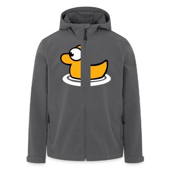 Badeente Quietscheente Wasser Vogel süß niedlich - Recycelte Männer Softshell-Jacke von Stanley/Stella - Anthrazit - Vorne - AI Model Male 185 light (185cm)