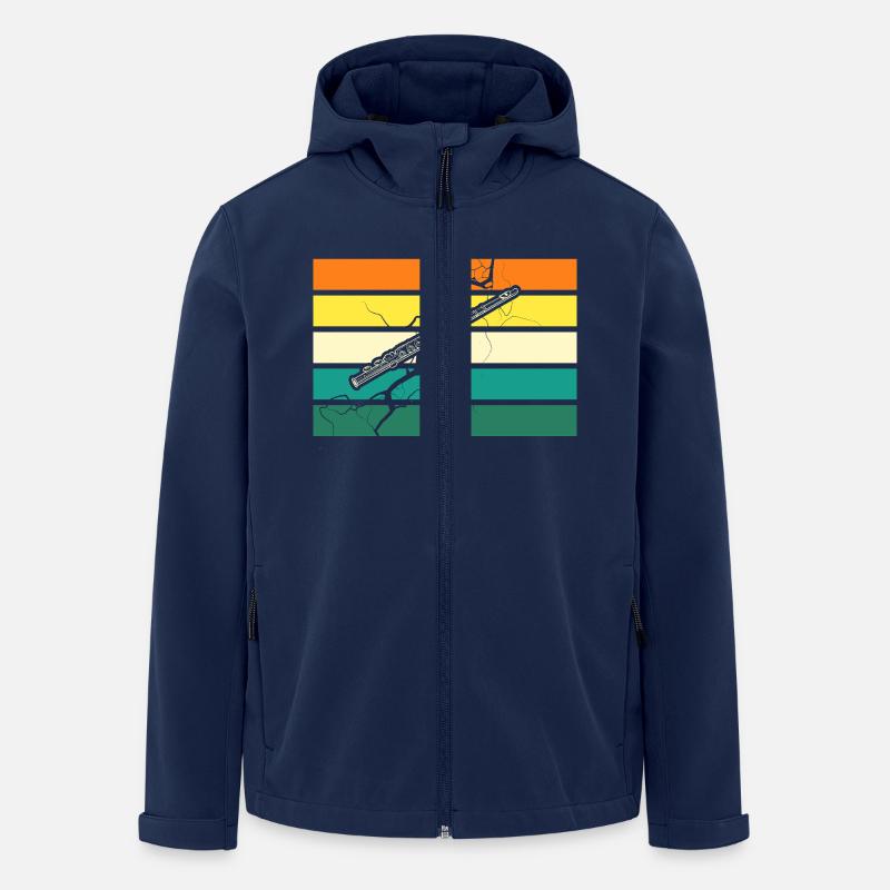 Flötist Querflöte - Recycelte Männer Softshell-Jacke von Stanley/Stella - Navy