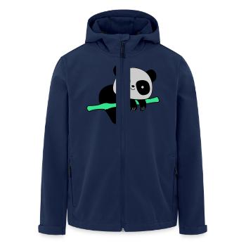Panda - Veste softshell homme en polyester recyclé Stanley/Stella - marine - Devant - AI Model Male 185 light (185cm)