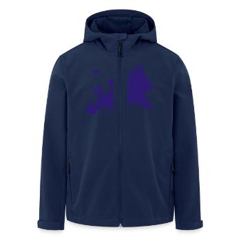 Europe - Veste softshell homme en polyester recyclé Stanley/Stella - marine - Devant - AI Model Male 185 light (185cm)