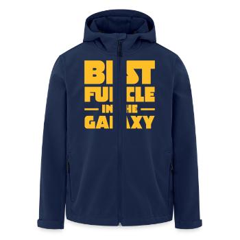 Best Funcle In The Galaxy | Gift For A Fun Uncle - Men’s Recycled Softshell Jacket by Stanley/Stella - navy - Front - AI Model Male 185 light (185cm)