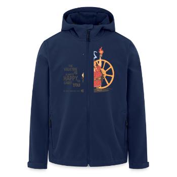 Viking - Veste softshell homme en polyester recyclé Stanley/Stella - marine - Devant - AI Model Male 185 light (185cm)