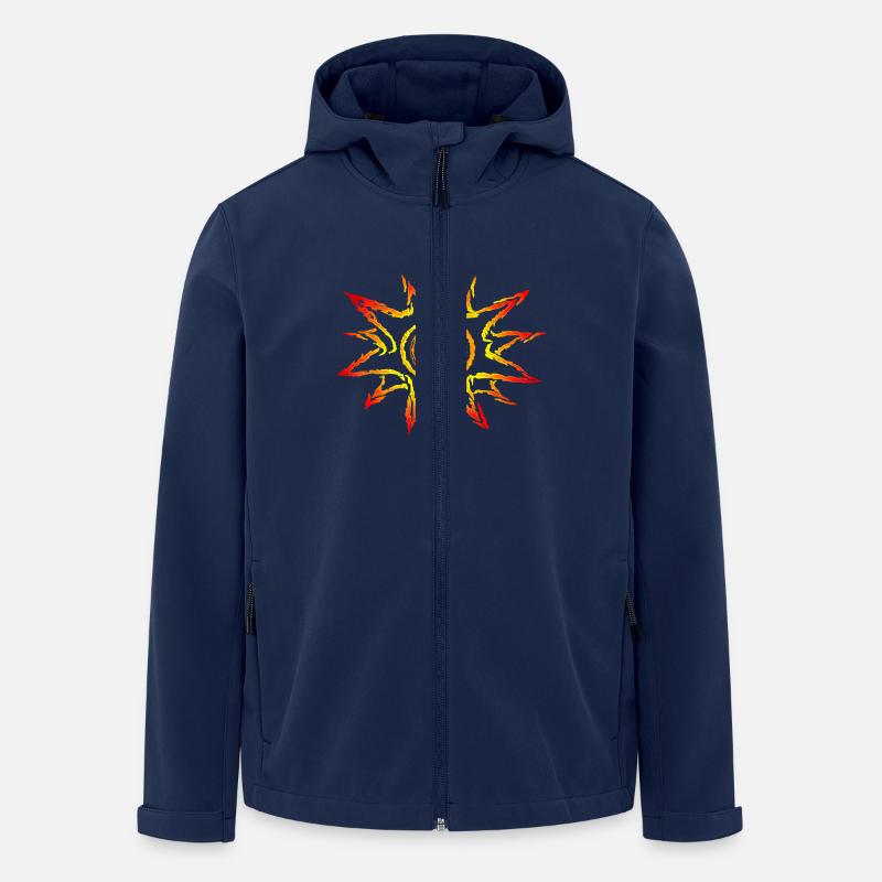 Sonne Sonnenschein Sonnenstrahlen - Recycelte Männer Softshell-Jacke von Stanley/Stella - Navy