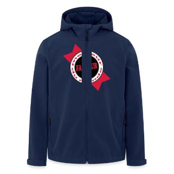 Best FACTOR - Men’s Recycled Softshell Jacket by Stanley/Stella - navy - Front - AI Model Male 185 light (185cm)