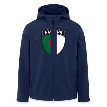 algerie blason - Veste softshell homme en polyester recyclé Stanley/Stella - marine - Devant - AI Model Male 185 light (185cm)