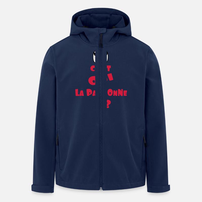 c'est qui LA PATRONNE - Veste softshell homme en polyester recyclé Stanley/Stella - marine