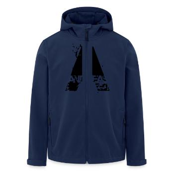A wie Andreas - Recycelte Männer Softshell-Jacke von Stanley/Stella - Navy - Vorne - AI Model Male 185 light (185cm)
