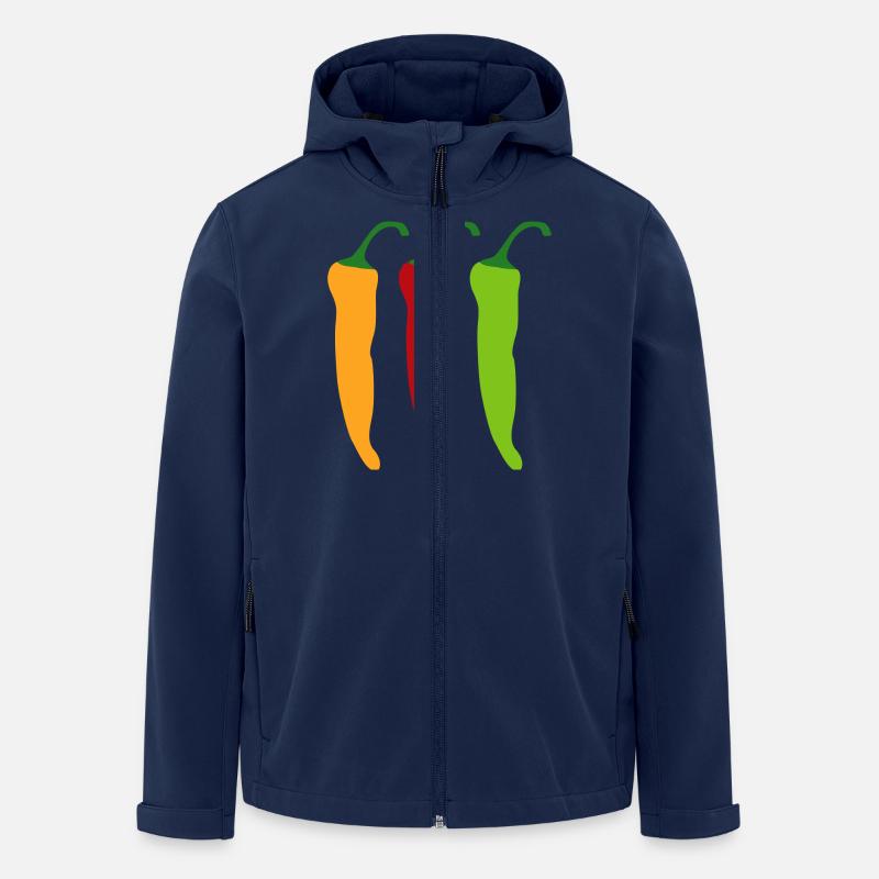 chili - Recycelte Männer Softshell-Jacke von Stanley/Stella - Navy