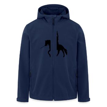Voltige - Veste softshell homme en polyester recyclé Stanley/Stella - marine - Devant - AI Model Male 185 light (185cm)