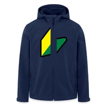 Wakaba - Recycelte Männer Softshell-Jacke von Stanley/Stella - Navy - Vorne - AI Model Male 185 light (185cm)