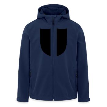 Wappen leer Vorlage Schild Abzeichen Logo Club - Recycelte Männer Softshell-Jacke von Stanley/Stella - Navy - Vorne - AI Model Male 185 light (185cm)