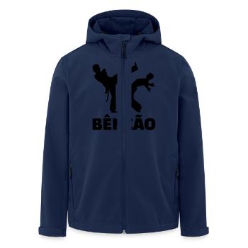 Capoeira - Veste softshell homme en polyester recyclé Stanley/Stella - marine - Devant - AI Model Male 185 light (185cm)