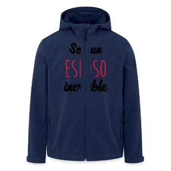 Marido Esposo Esposa Matrimonio Boba Mujer Amor - Recycelte Männer Softshell-Jacke von Stanley/Stella - Navy - Vorne - AI Model Male 185 light (185cm)