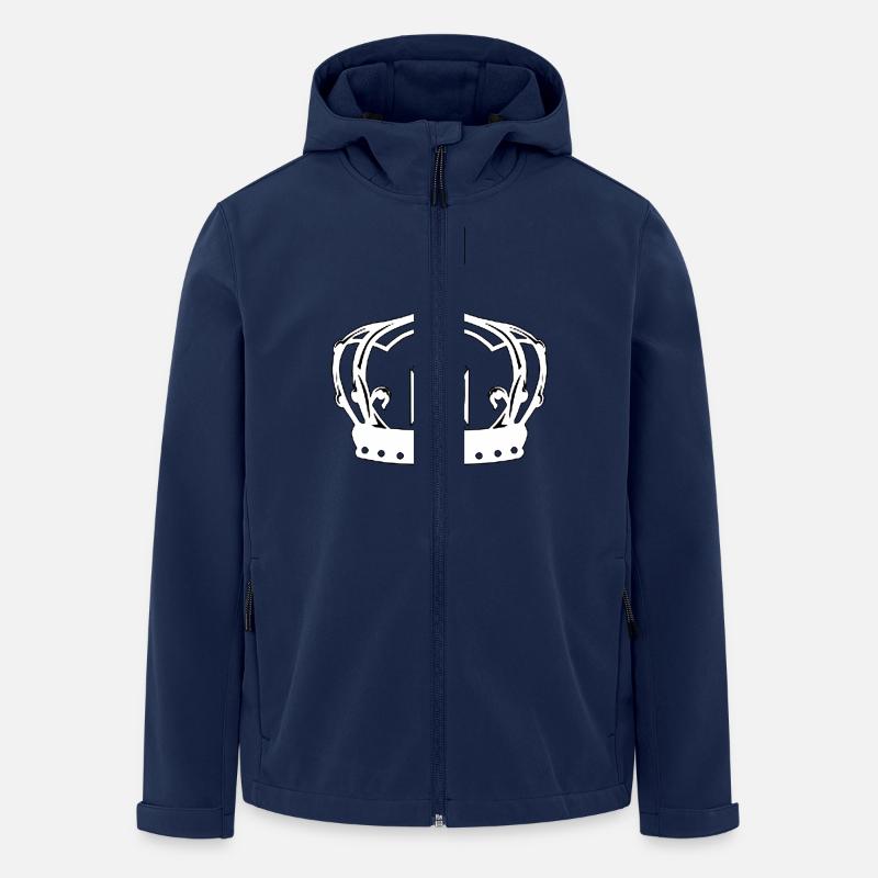 KRONENS ARV - Stanley/Stella herre softshelljakke i genanvendt polyester - marineblå
