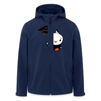 Oiseau Graduation Collège Graduation Chapeau École - Veste softshell homme en polyester recyclé Stanley/Stella - marine - Devant - AI Model Male 185 light (185cm)