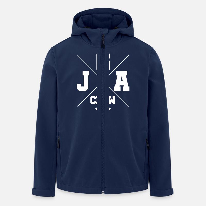 JGA Crew Junggesellenabschied - Recycelte Männer Softshell-Jacke von Stanley/Stella - Navy