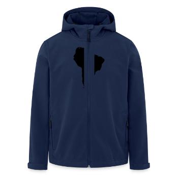 South America - Men’s Recycled Softshell Jacket by Stanley/Stella - navy - Front - AI Model Male 185 light (185cm)