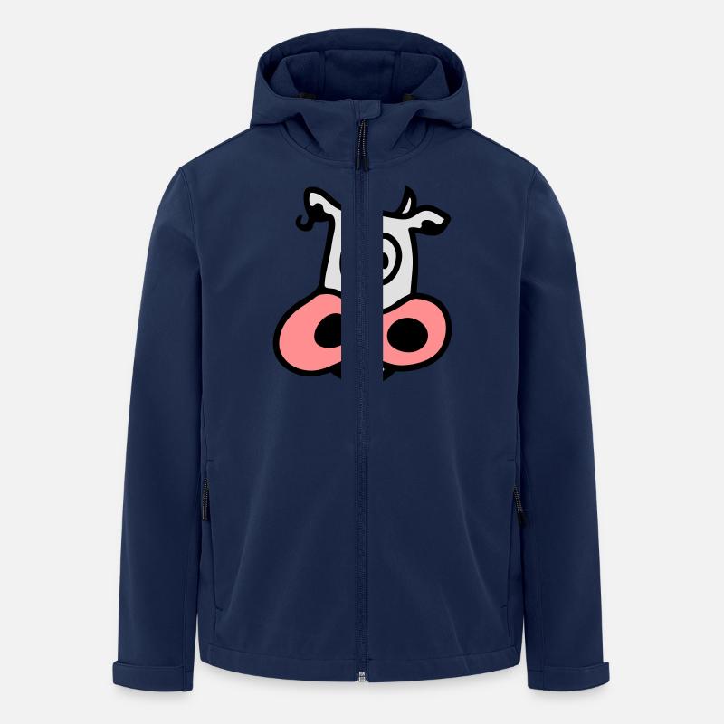 Cow 3 - Men’s Recycled Softshell Jacket by Stanley/Stella - navy