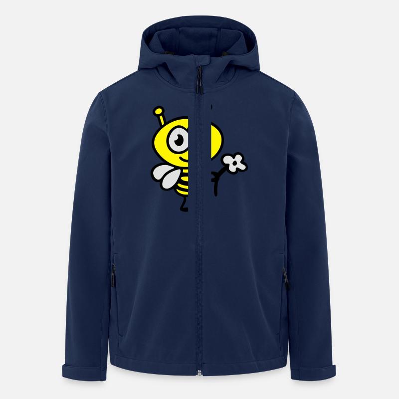 Bee + Fleur - Veste softshell homme en polyester recyclé Stanley/Stella - marine