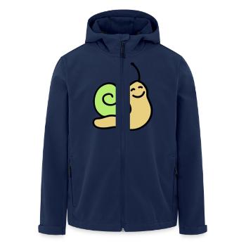 Merry screw 3 - Men’s Recycled Softshell Jacket by Stanley/Stella - navy - Front - AI Model Male 185 light (185cm)