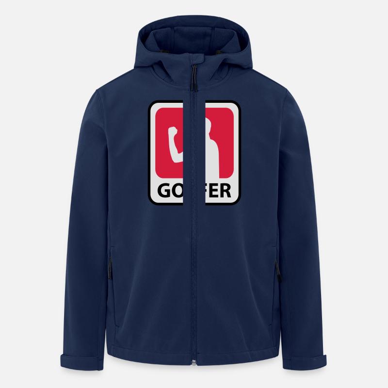 Golfer Winner - Recycelte Männer Softshell-Jacke von Stanley/Stella - Navy