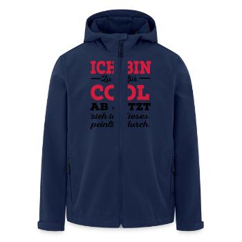 alt - Recycelte Männer Softshell-Jacke von Stanley/Stella - Navy - Vorne - AI Model Male 185 light (185cm)