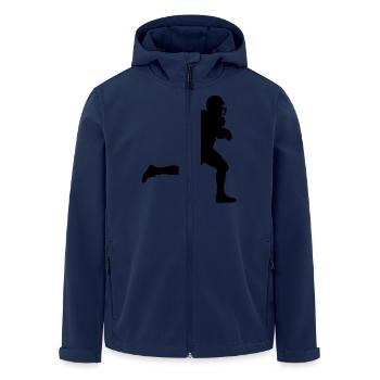 american football - Recycelte Männer Softshell-Jacke von Stanley/Stella - Navy - Vorne - AI Model Male 185 light (185cm)