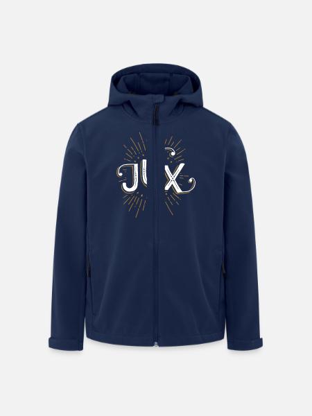 JUX / Jux & Tollerei Duo - Recycelte Männer Softshell-Jacke von Stanley/Stella - Navy