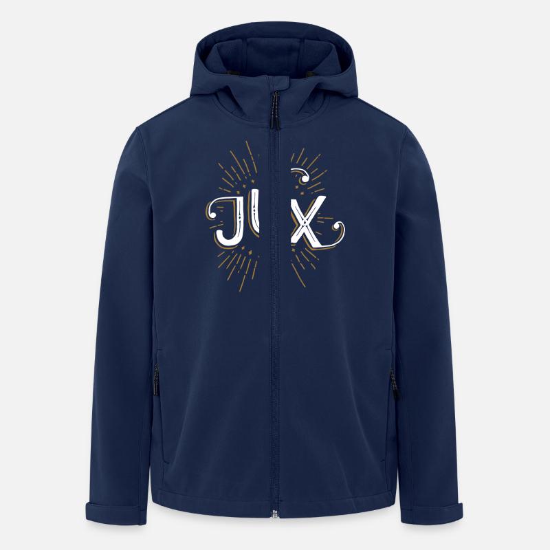 JUX / Jux & Tollerei Duo - Recycelte Männer Softshell-Jacke von Stanley/Stella - Navy