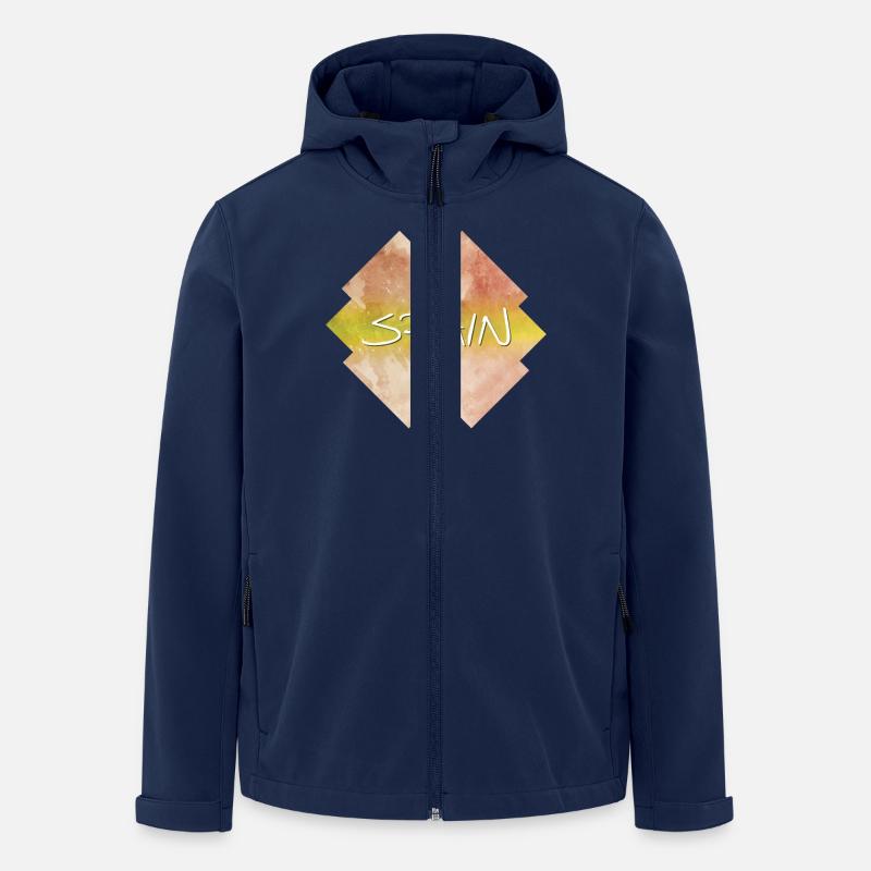 Spain - Spain - Men’s Recycled Softshell Jacket by Stanley/Stella - navy