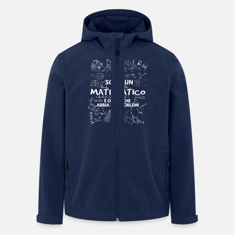 Matematico - Men’s Recycled Softshell Jacket by Stanley/Stella - navy