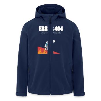 404 astronaute - Veste softshell homme en polyester recyclé Stanley/Stella - marine - Devant - AI Model Male 185 light (185cm)