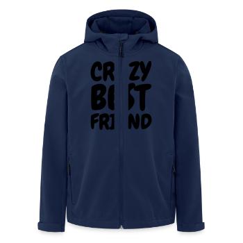 Beste Freunde Geschenke - Recycelte Männer Softshell-Jacke von Stanley/Stella - Navy - Vorne - AI Model Male 185 light (185cm)