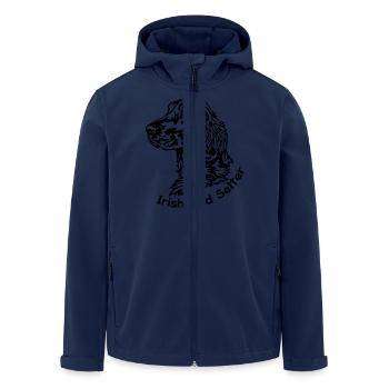 277 irish Red Setter - Recycelte Männer Softshell-Jacke von Stanley/Stella - Navy - Vorne - AI Model Male 185 light (185cm)