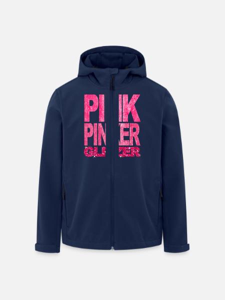 Pink Pinker Glitzer Bling Prinzessin Fashionista - Recycelte Männer Softshell-Jacke von Stanley/Stella - Navy
