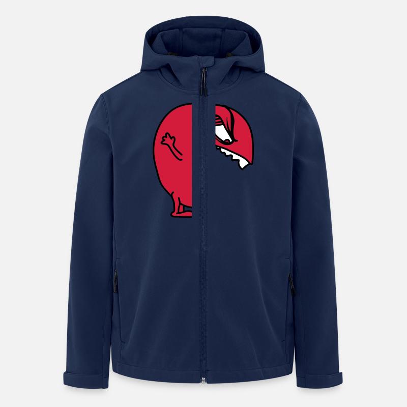 bigmonster - Recycelte Männer Softshell-Jacke von Stanley/Stella - Navy