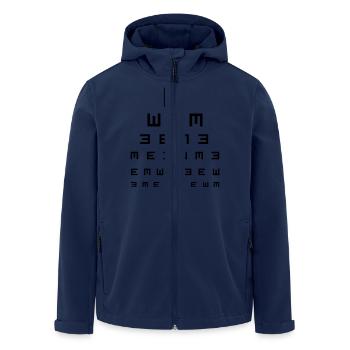 Eye Test - Men’s Recycled Softshell Jacket by Stanley/Stella - navy - Front - AI Model Male 185 light (185cm)
