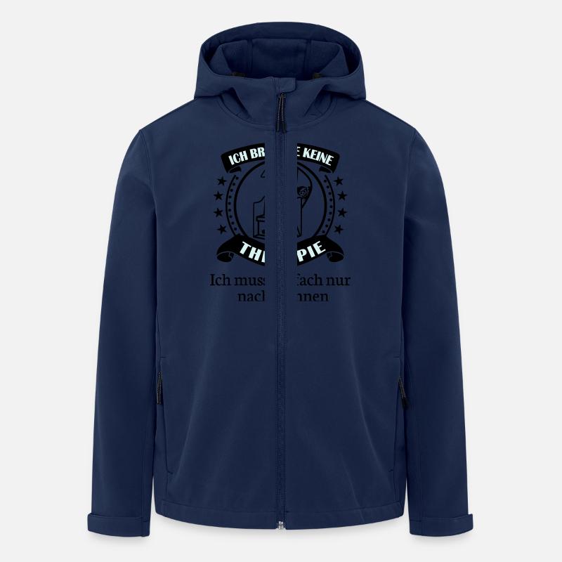Cuxhaven Duhnen - Recycelte Männer Softshell-Jacke von Stanley/Stella - Navy